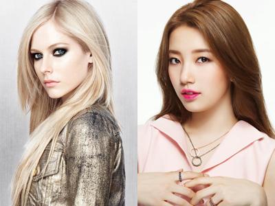 Konser di Korea, Avril Lavigne dan Suzy miss A Saling Bertemu?